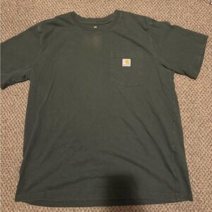 Black Carhartt shirt with front pocket